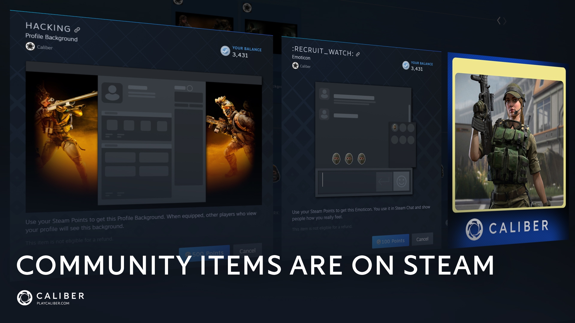 Caliber no Steam