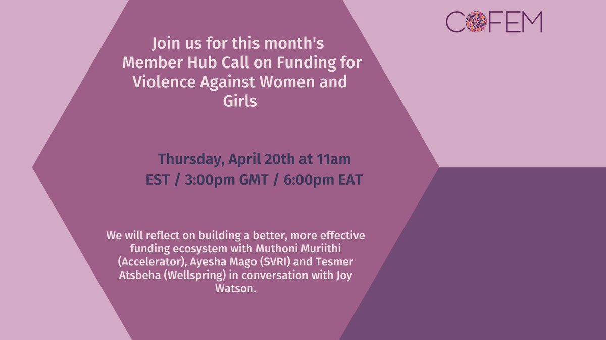 Please join us as we think about building a better, more effective funding ecosystem, tomorrow, Thursday, April 20th 11am EST/3:00pmGMT/6:00pm EAT.   
You can register to join in here 👇; us02web.zoom.us/meeting/regist…
