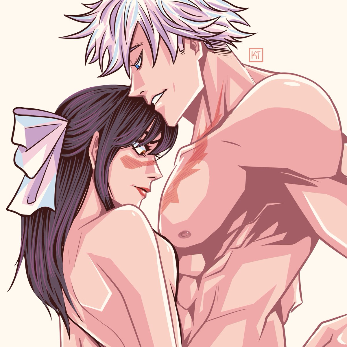 kyutart's tweet photo. "What are you looking at Utahime?"
[1/3] https://t.co/dThrqbzSVS