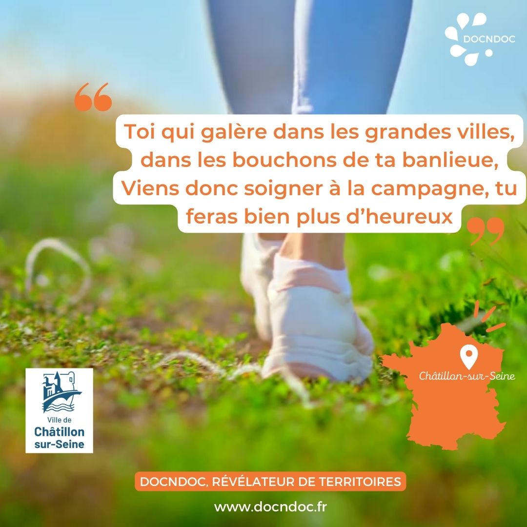 Ce weekend, la Maison de Santé du Pays Châtillonnais organise une marche de la #santé ! Un bel exemple de #médecins engagés pour communiquer sur le dynamisme du #territoire face au #désertmédical qui se crée doucement... #DocndocLeRemplaFacile !