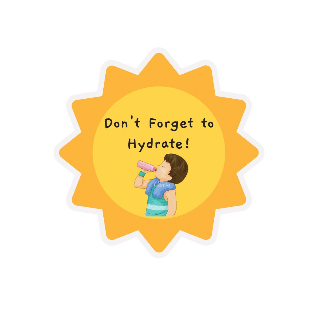 LPSHealthy's tweet photo. When the sun is out, water is even more important! 
💦 Water helps regulate our body temperature 🤒 
💦 Water helps fight infections 🦠
💦 The brain is 80% water! 🧠🤯
Make today water Wednesday! https://t.co/QS9OqUrEAl