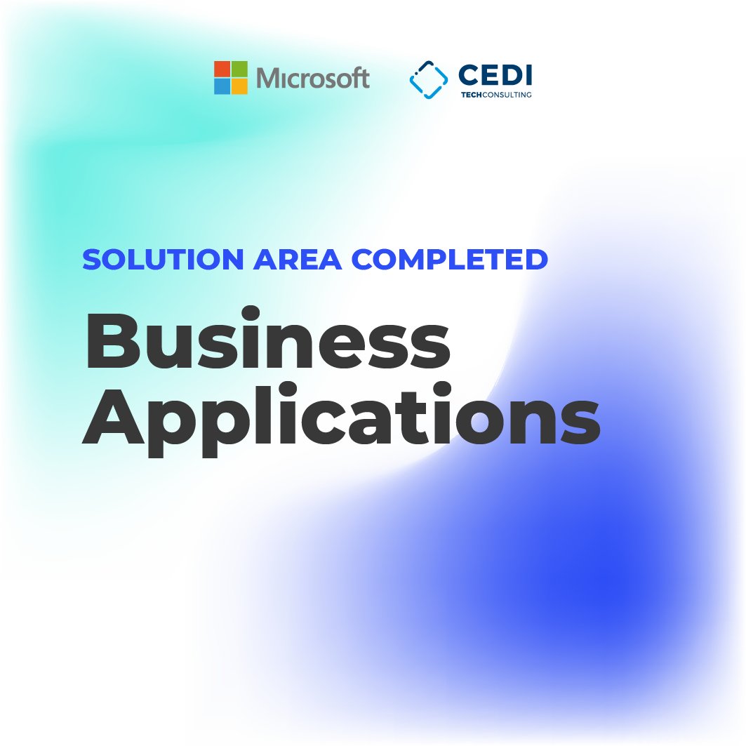 CEDITECHOK's tweet photo. ¡NEW ACHIEVEMENT! 🏆
Logramos completar la Solution Area de #BusinessAplicatios 
Eso significa que alcanzamos la capacidad técnica, como así también, la experiencia y capacidad de entrega de resultados con éxito. 
#Dynamics365 #PowerPlatform #BusinesssApplicatios https://t.co/nRYdwhb0dk