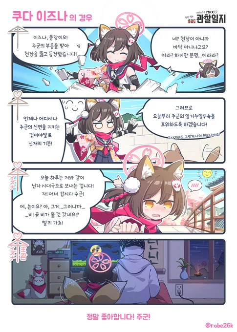 호감도 관찰 시리즈 - 이즈나
#ブルアカ 