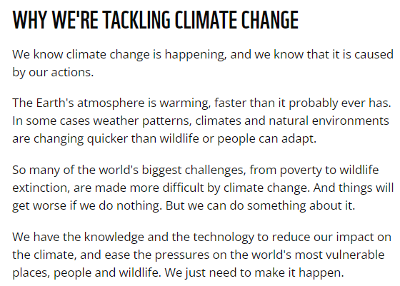 HelpThe3arth's tweet photo. This is only a part of what larger organisations are doing to tackle climate change. This is from WWF's website: https://t.co/zuFKM0yX5N
#ClimateCrisis #Pollution #WWF #Environmentalism https://t.co/2USws50fuG