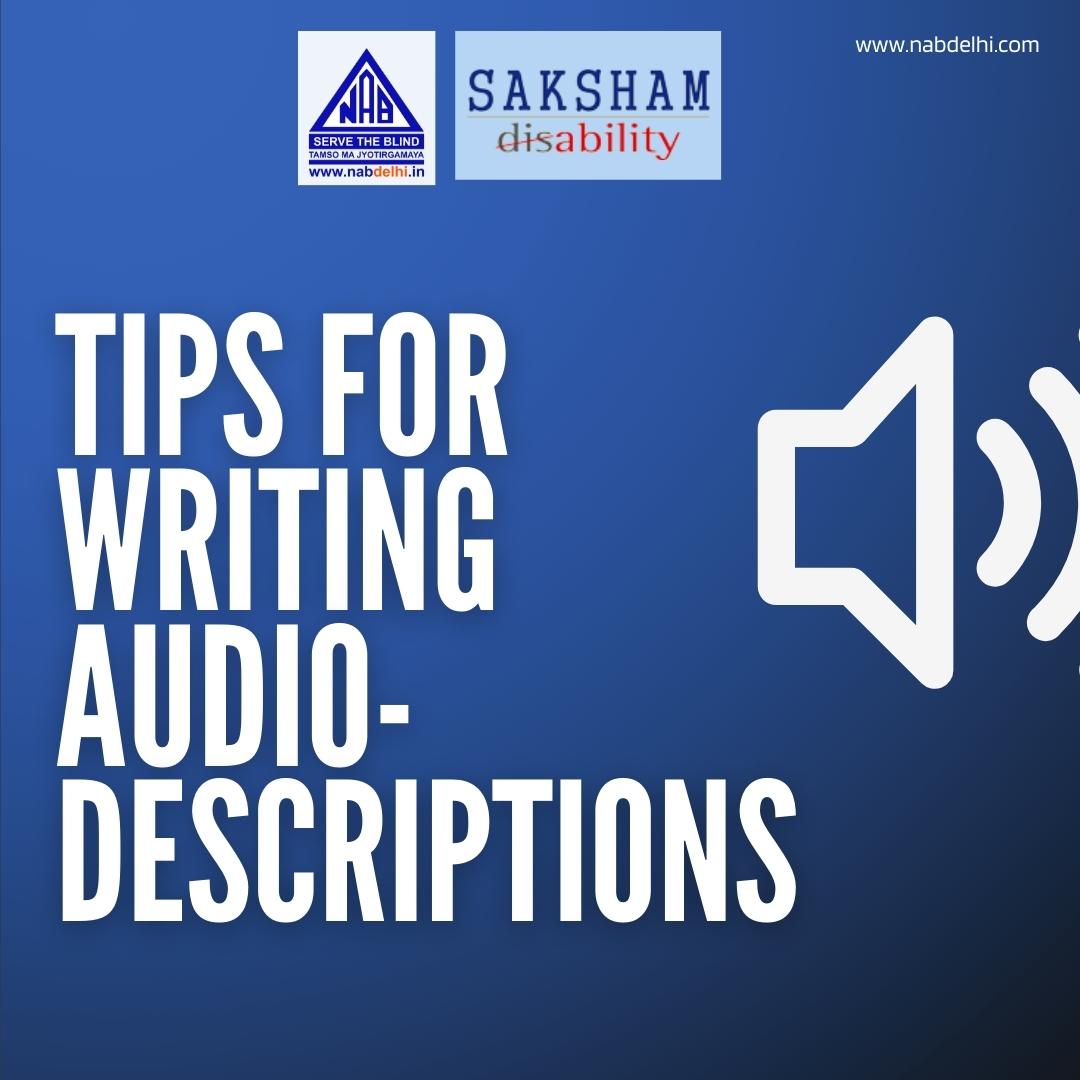 nabdelhionline's tweet photo. Want to make your content accessible to visually impaired audiences? Writing effective audio descriptions can help! Follow these tips to enhance the viewing experience and make the world a more accessible place for everyone. #NABD #Accessibility #AudioDescriptions https://t.co/jg1kP8JPXu