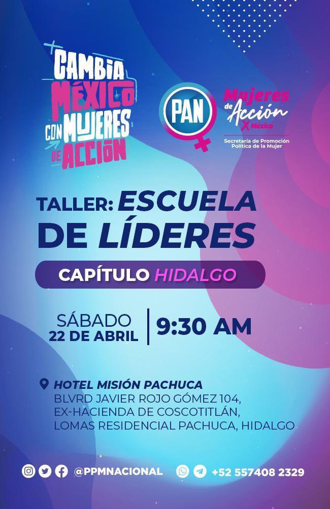 claudialunai's tweet photo. En unos días retomamos nuestras capacitaciones, te esperamos. 
Gracias @PPMnacional @lauesquivelt 

@PPMHIDALGO @PAN_Hgo @Jennymarlu https://t.co/LJWu88LUCD