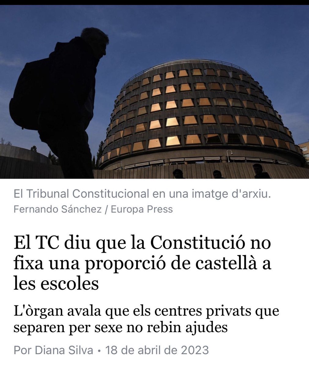 Francesc_Roca's tweet photo. @vpartal Realment el TC diu exactament el contrari. 
Quina vergonya Partal amb lo que tu eres i lo que t'has tornat. https://t.co/5Ov7g74x5k