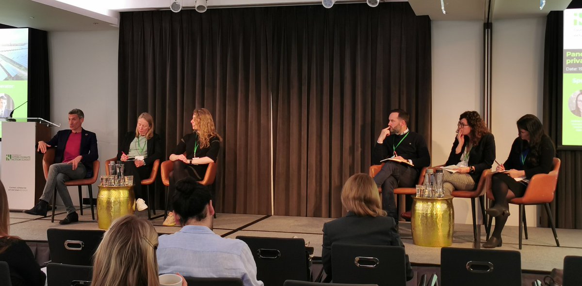 ecoltdnews's tweet photo. #CCAS23 | Funding climate plans via public-private partnerships - "What we need is technical capacity and political will" @StanderDI @AndreaF_C40 @DanChamp86 @jen666 Emma Harvey-Smith @c40cities @CityClimFin @TfL @GFI_green @HSBC https://t.co/3wOzqPayEM