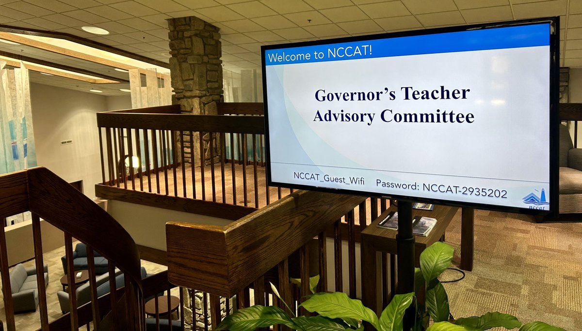 Thank you <a href="/NCCATNews/">NCCAT News</a> for hosting <a href="/GTAC4NC/">GTAC4NC</a> today!