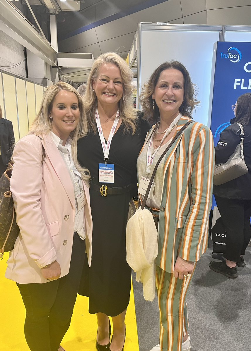 Great 2nd day so far at #cvshow23. 

Super to catch up with <a href="/LesleyOBrienOBE/">Lesley O'Brien OBE FCILT</a> and Charlotte Le Maire.

#networking #compliance #TruTac #MicroliseGroup