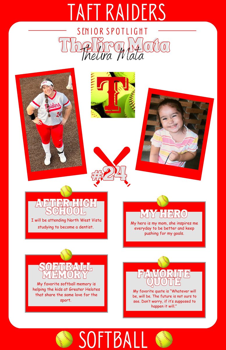 ⭐️⭐️⭐️SENIOR SPOTLIGHT⭐️⭐️⭐️ Todays spotlight is Thelira Mata!