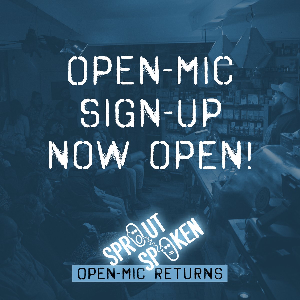 🗣 Grab your Open Mic Spot now 🗣 Join us on May 27th from 7pm at Sprout Health Foods for our next Open Mic Night featuring Gray Lightfoot. Book now as spots are going quick! sproutspoken.co.uk/event-details/…