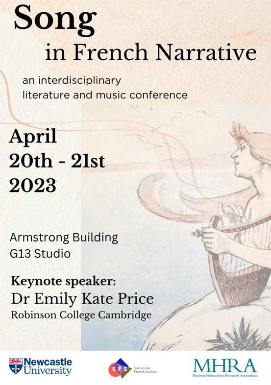 DrHannahScott's tweet photo. Three years ago almost to the day, @JFRushworth &amp; I were meant to be welcoming colleagues to @UoNFrench for our 'Song in French Narrative conference...
Today, with a pandemic, new jobs, dogs &amp; baby behind us, we are so excited to *finally* get the show on the road @SML_Newcastle! https://t.co/mNyz0ts5gM
