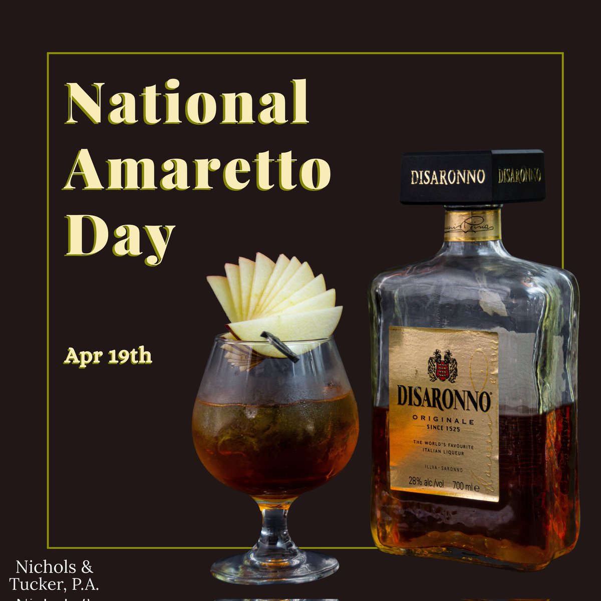 Happy #NationalAmarettoDay 🥃
#AmarettoDay