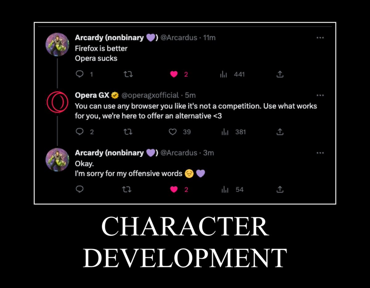 Opera GX tweet media