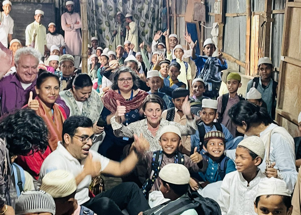 UNinBangladesh's tweet photo. In honor of the Holy month @UNinBangladesh shared Iftar with children in Dhaka in several locations to mark #Ramadan &amp; to spread the joy of #Eid 

@UNICEFBD @unwomenasia @ilobangladesh @IOMBangladesh @WFP https://t.co/ImMtvC6EyT