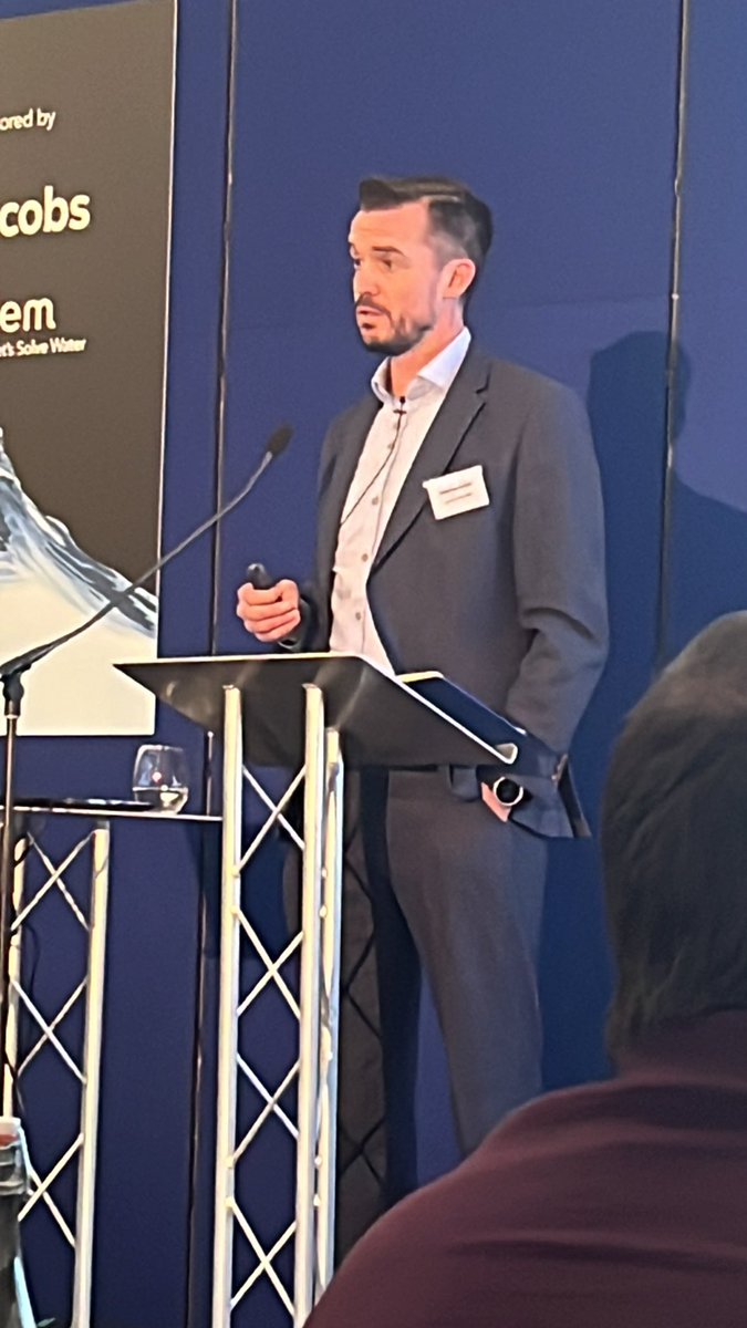 orlaithblaney's tweet photo. Finbarr Burns from our infrastructure delivery team 
asks and answers some of the big questions at the @eolasmagazine #waterireland conference. #UisceEireann (formerly @IrishWater) https://t.co/z6NMYDK90G