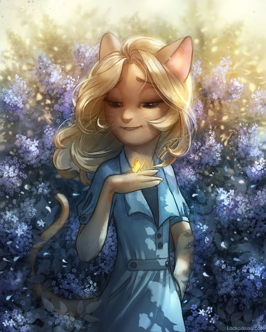 dailyelsa_'s tweet photo. Today's daily Elsa 🦋💜

#lackadaisy #lackadaisyaCats #boozecats https://t.co/LXBqN1AWgz