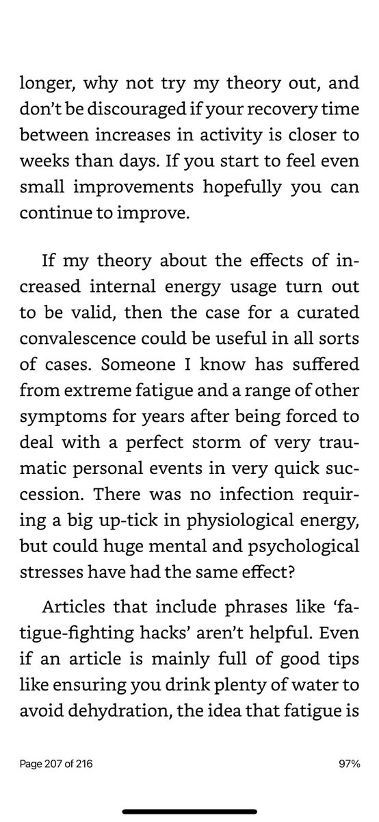 <a href="/CopewithCovid/">C E Bland - Author</a> numerous paras from ‘The Long and S.H.O.R.T. of Coping with Covid’ stand out for me, not to mention your scientific rigour in application of staged #HiPER, and the vital Eureka moment of calculating the body’s energy needs for healing… 1/2