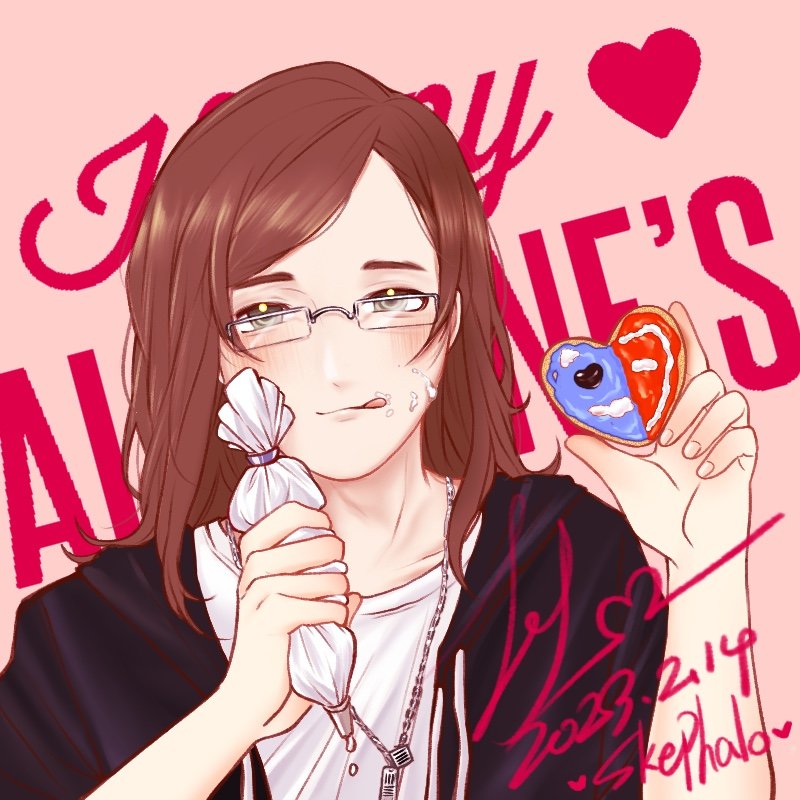 OWO_chuan's tweet photo. #skephalofanart
#badboyhalofanart 
#SkeppyFanArt 
Valentine's Day Cookies💗
（A congratulatory picture previously drawn for Valentine's Day :D） https://t.co/8AurOKawI4