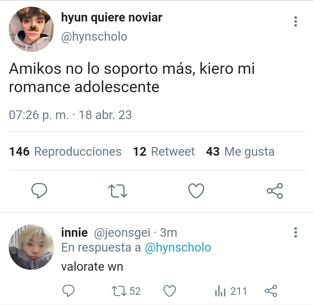hyusnwo's tweet photo. Hyunin Au | Love era ☆

Hyunjin era un weon que anhelaba su love era. Jeongin aún sin superar a su ex, criticaba a los enamoraditos de su tl
#auhyunin #hyuninau https://t.co/qq1HOmFR7s