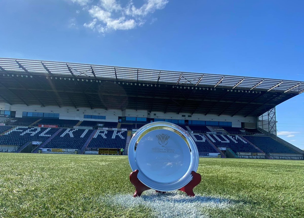 FalkirkWomen_'s tweet photo. Here’s a final look at the Central 14s League plate before it goes back to Hampden next month 🏟️🏆

The U14s Girls (Now U16s) defeated Riverside in last years final ⚽️ https://t.co/Nsldkbk9K9