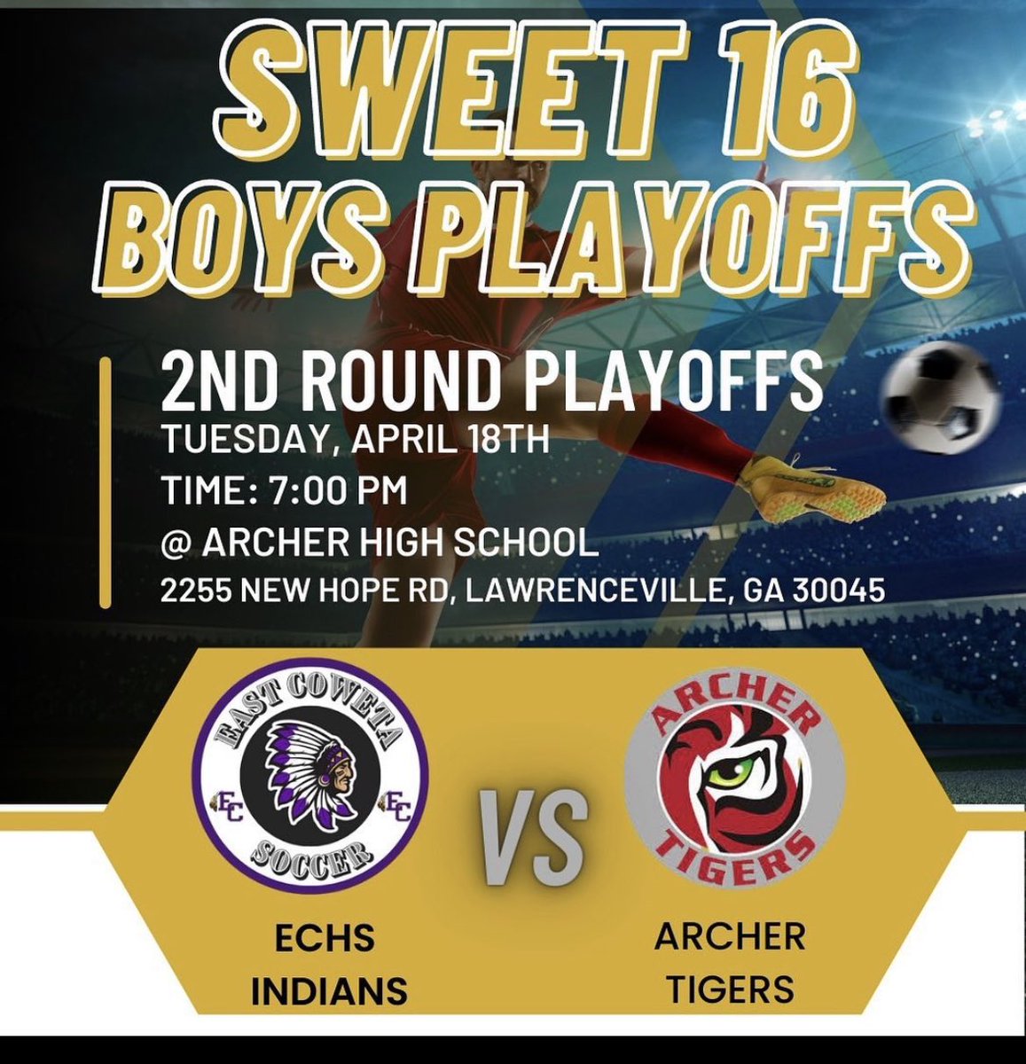 KhotDeen's tweet photo. An end to an epic high school career for me. Truly an honor and and a privelage to play four years of varsity soccer at my local high school. I left my mark on East Coweta to the best of my ability. Thank you to the staff and the community for supporting us always. Proud Indian💜 https://t.co/RaJ73kuQAS