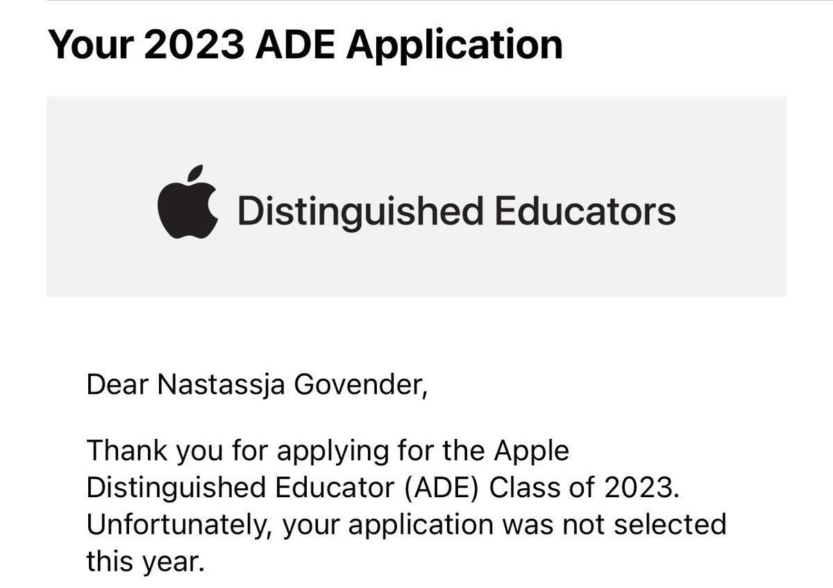 TechieTash's tweet photo. I’d be lying if I said that I am not feeling a little fragile and super disappointed. Normalising “no” is the most difficult part of any journey and social media always shows the highlights.

So, this is me, owning my lowlight. #ADE2023 https://t.co/NTxAYL5Y8y