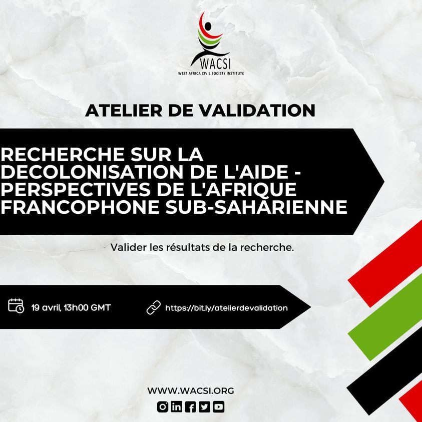 wacsi's tweet image. Rejoignez-nous pour l&apos;atelier de validation de notre nouveau rapport de recherche.

Inscrivez-vous ici : lnkd.in/dGTauig6

𝐋𝐚𝐧𝐠𝐮𝐞 : En français uniquement

#validationworkshop
#rapport