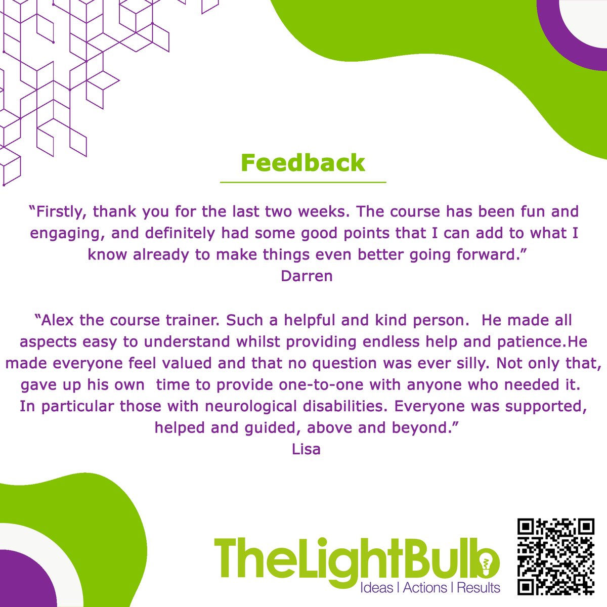 Some great feedback from our Customer Service Course😊

#feedbackmatters #customerservice #greatcustomerservice #trainingcourses #training