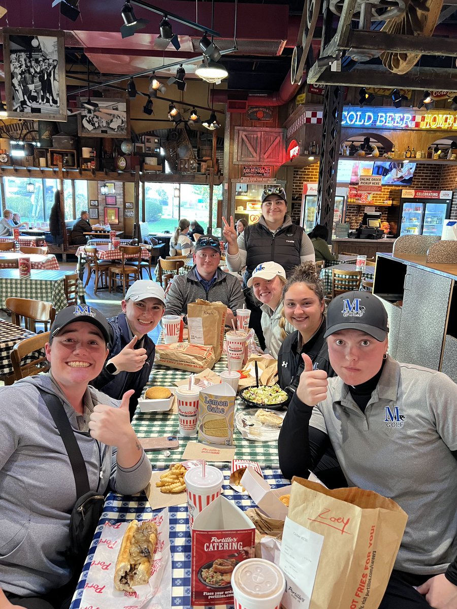 Yesterday was a good day! Had to celebrate with some Portillo’s!                    -2nd lowest team score in school history✅                                                              -<a href="/AshleyG03156434/">Ashley Graves</a> 2nd lowest individual score in school history✅        #JustTheBeginning
