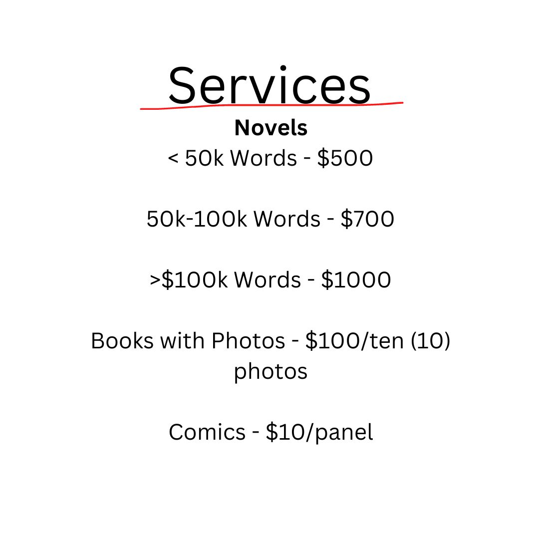 TeaWCoffeeMedia's tweet photo. Need a book editor? We can help!

Check out our website or commission us through #fiverr!

#commission #commissionsopen #indiepublisher #editor #editing #bookeditor #bookediting #editingcommissions #independentpublisher #indie

https://t.co/uC9HSqvVmk

https://t.co/eGgiI9NKTZ https://t.co/ZFYbpxTt8U