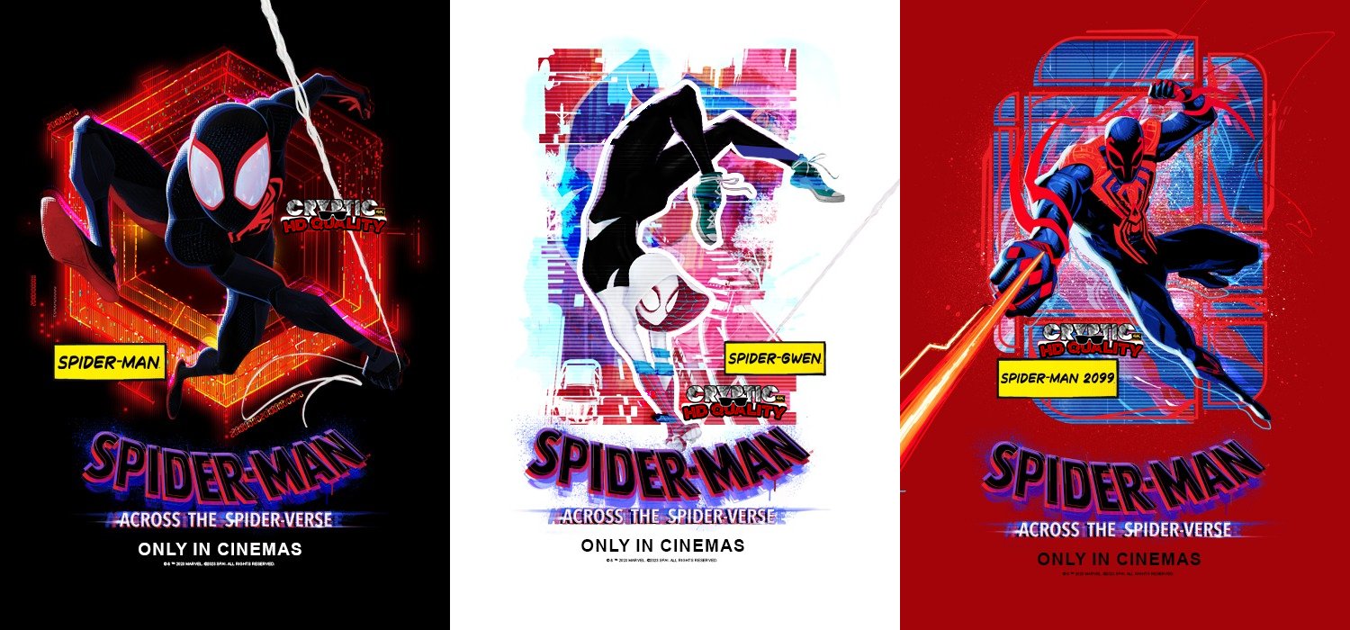 New Official Promo Poster Of Spider Man Across The Spider Verse