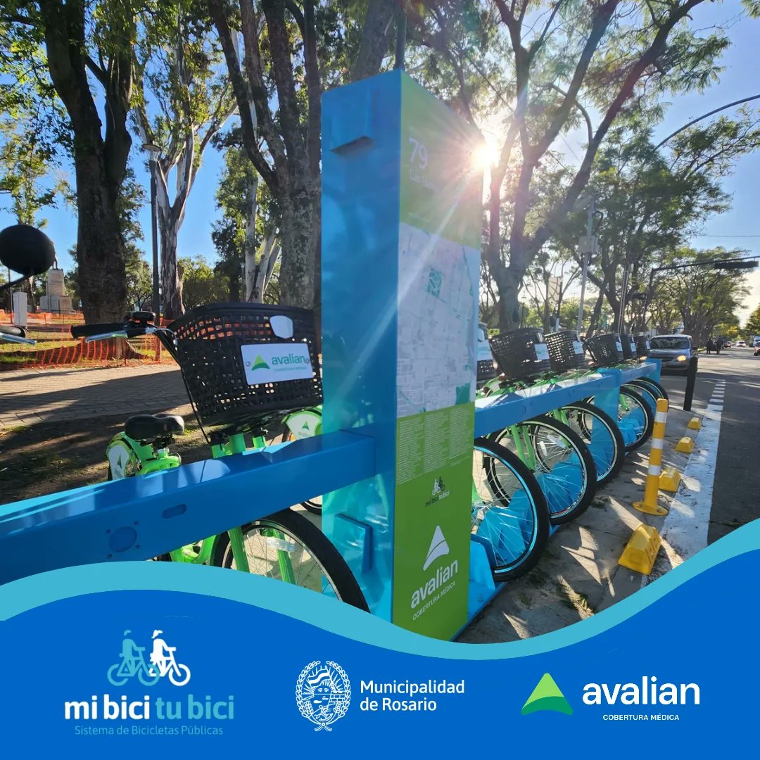 MiTubici's tweet photo. Y seguimos presentando estaciones en el marco del #diadelabicicleta
En este caso la N°79 Las Heras
¡Bienvenida!
#bicis
#mbtb
#Movilidad https://t.co/JwtWuznwrM