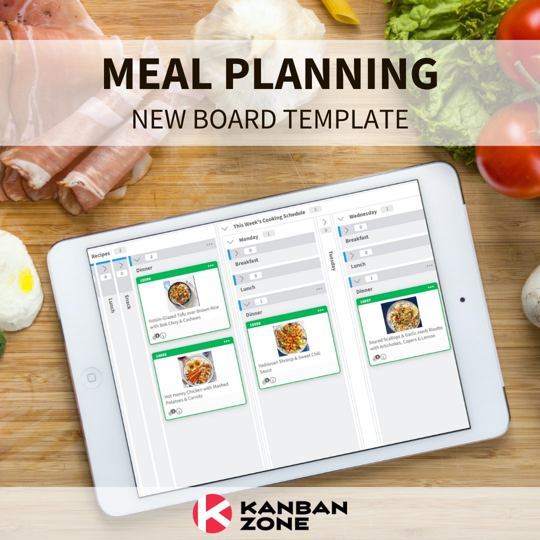 KanbanZone's tweet image. Make your weekly #mealplanning simple with #KanbanZone's meal #planning #Kanbanboard template. Easily customize the template and easily plan your #familymeals ahead. #personalkanban

kanbanzone.com/solutions/temp…