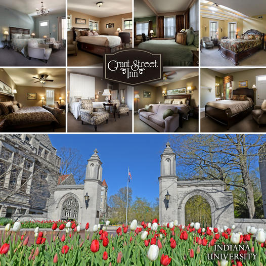 IU enthusiasts love returning to the Grant Street Inn because we have 40 one-of-a-kind rooms. There is that similarity, yet something new all at the same time.

#indianauniversity #creamandcrimson #iuparents #boutiquehotel #historicalhotel #grantstreetinn