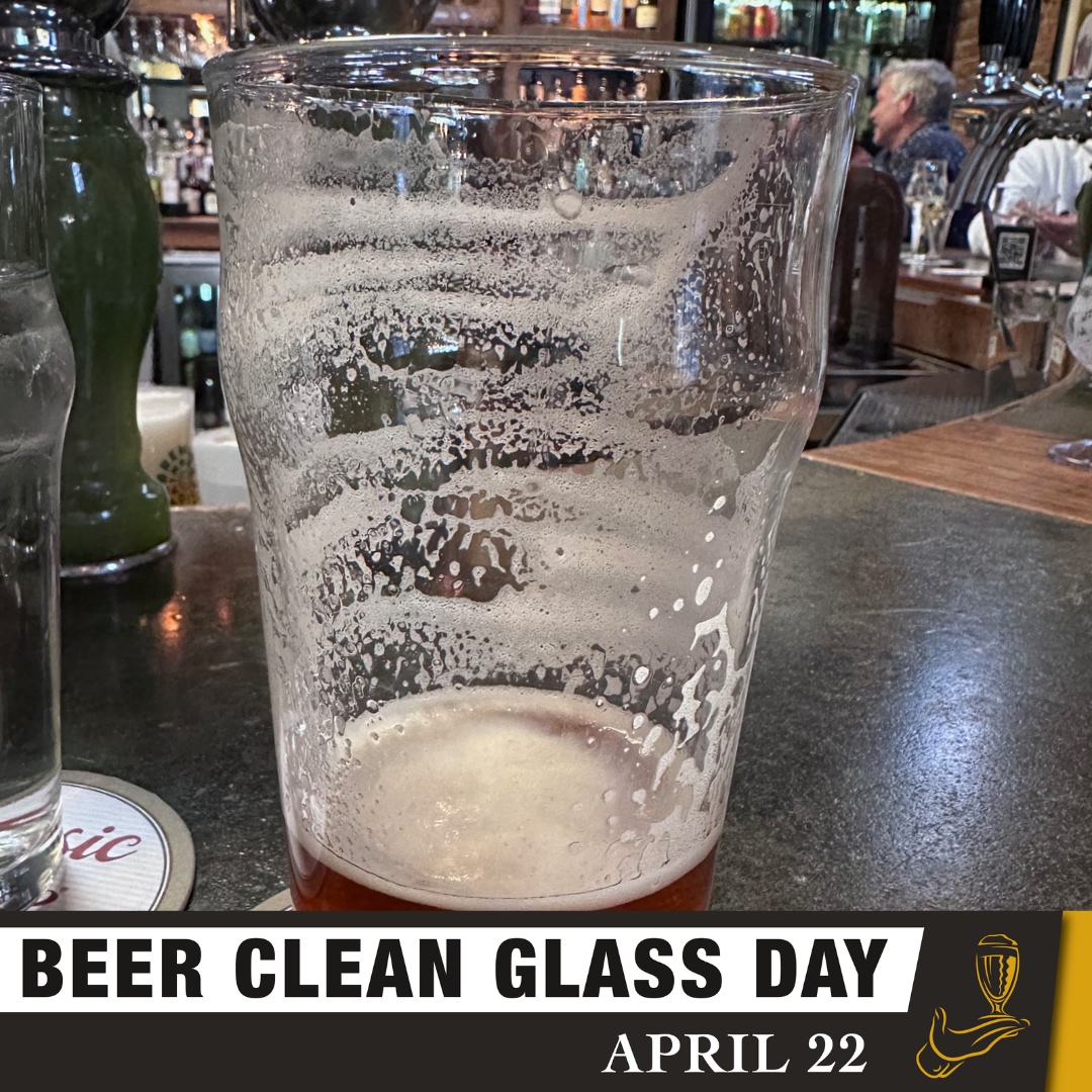 cicerone's tweet photo. ๐บ Join us for Beer Clean Glass Day this Saturday, April 22nd! ๐
Celebrate the crucial role of clean glassware in creating an outstanding beer experience. Download the official banner at https://t.co/b4LaH7mFmu and share your pictures with #BeerCleanGlass. ๐ป๐ท https://t.co/WwPvesJSHM