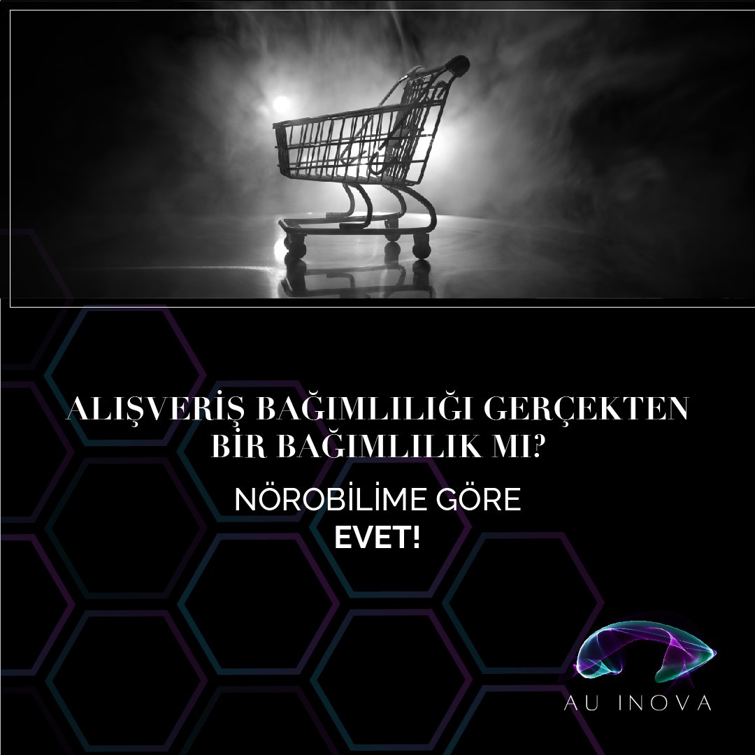 AU_Inova's tweet photo. Alışveriş bağımlılığı gerçekten bir bağımlılık türü mü?
Nörobilime göre evet!

Alışveriş Bağımlılığı Bozukluğu (ABB) diğer bağımlılık davranışlarıyla benzer özellikler göstermesi nedeniyle bir davranışsal bağımlılık olarak sınıflandırılıyor. https://t.co/l26bd2nWFG