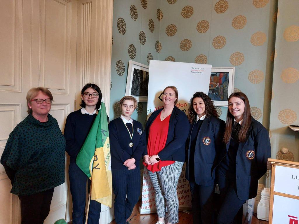 PresSecTralee's tweet photo. Congratulations to our wonderful student from TY, Julia Lelito who came second in the National Articulation Final in the Peoples Museum, Limerick today! The judges praised Julia for her thought-provoking and searingly honest discussion! @ceist1 #kerrycomuseum https://t.co/YKQUNuziot