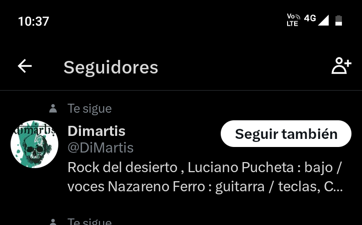 Gustavo32643386's tweet photo. Me sigue la mejor banda de Chubut, ya gané.❤️😎 https://t.co/yRIcF1XqF0