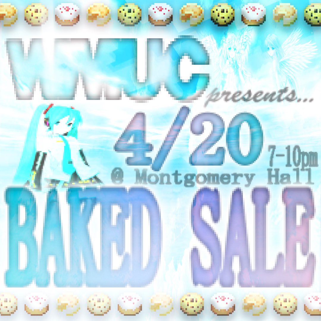 wmucradio's tweet photo. our second annual baked sale is TOMORROW! come support and buy fresh baked goods :) https://t.co/sPkxiqpNS8