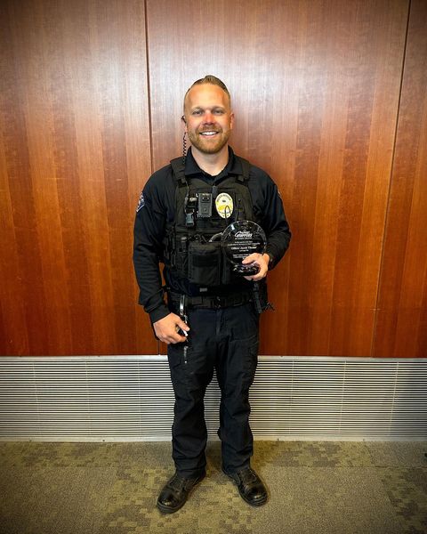 Congrats!

The Sarpy County Crimestoppers named Officer Thome the La Vista Police Department Crimestopper of the Year. 

He earned this recognition for his investigative work and role in the pursuit/arrest of a suspect for possession of stolen property. 

<a href="/lavistapolice/">La Vista Police</a>