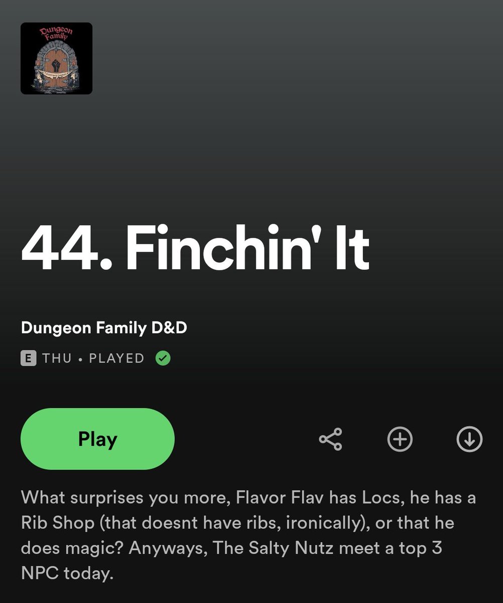 DungeonFamDND's tweet photo. New episode eve.

Stay caught up and listen to episode 44. https://t.co/qtduvwtXQ2