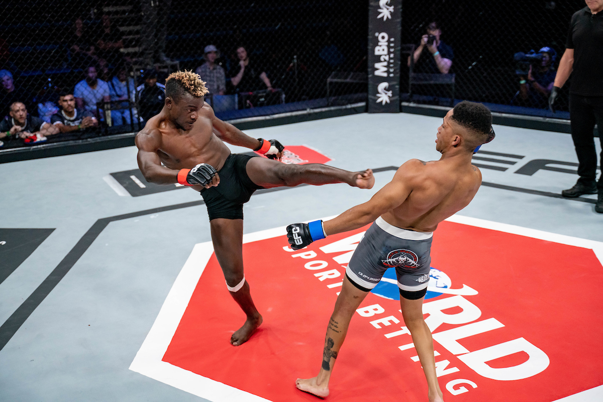 dragonenergyint's tweet photo. Dragon Energy had a front-row seat at #EFC102, and it was one for the books! The fighters brought their A-game, and with every punch, kick, and takedown, they proved that #ThePowerIsYours.
#DragonEnergyDrink #EFC #MMA https://t.co/y72ys2dy7F