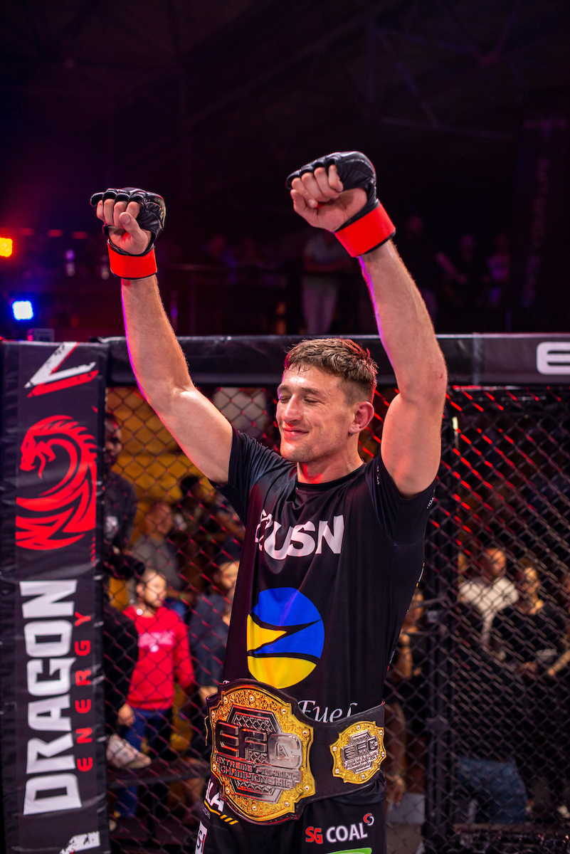 dragonenergyint's tweet photo. Dragon Energy had a front-row seat at #EFC102, and it was one for the books! The fighters brought their A-game, and with every punch, kick, and takedown, they proved that #ThePowerIsYours.
#DragonEnergyDrink #EFC #MMA https://t.co/y72ys2dy7F