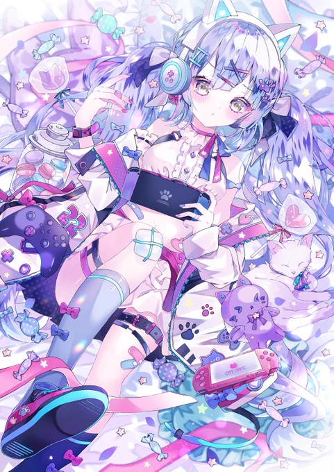 #再掲したらフォロワーが増えるらしいゲーム好きなツインテちゃん 