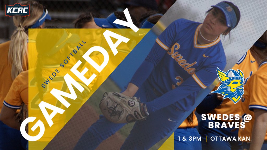BethanySwedes's tweet photo. 🥎🥎 GAME DAY 🥎🥎

⭐️ Swede Softball ⭐️
🆚 Ottawa University
🕚 1:00 | 3:00 PM
📍 Ottawa, Kan.
🎥 https://t.co/2WBR06YSE2

#Swedes #RockarStockar https://t.co/mOFJeoeqaC