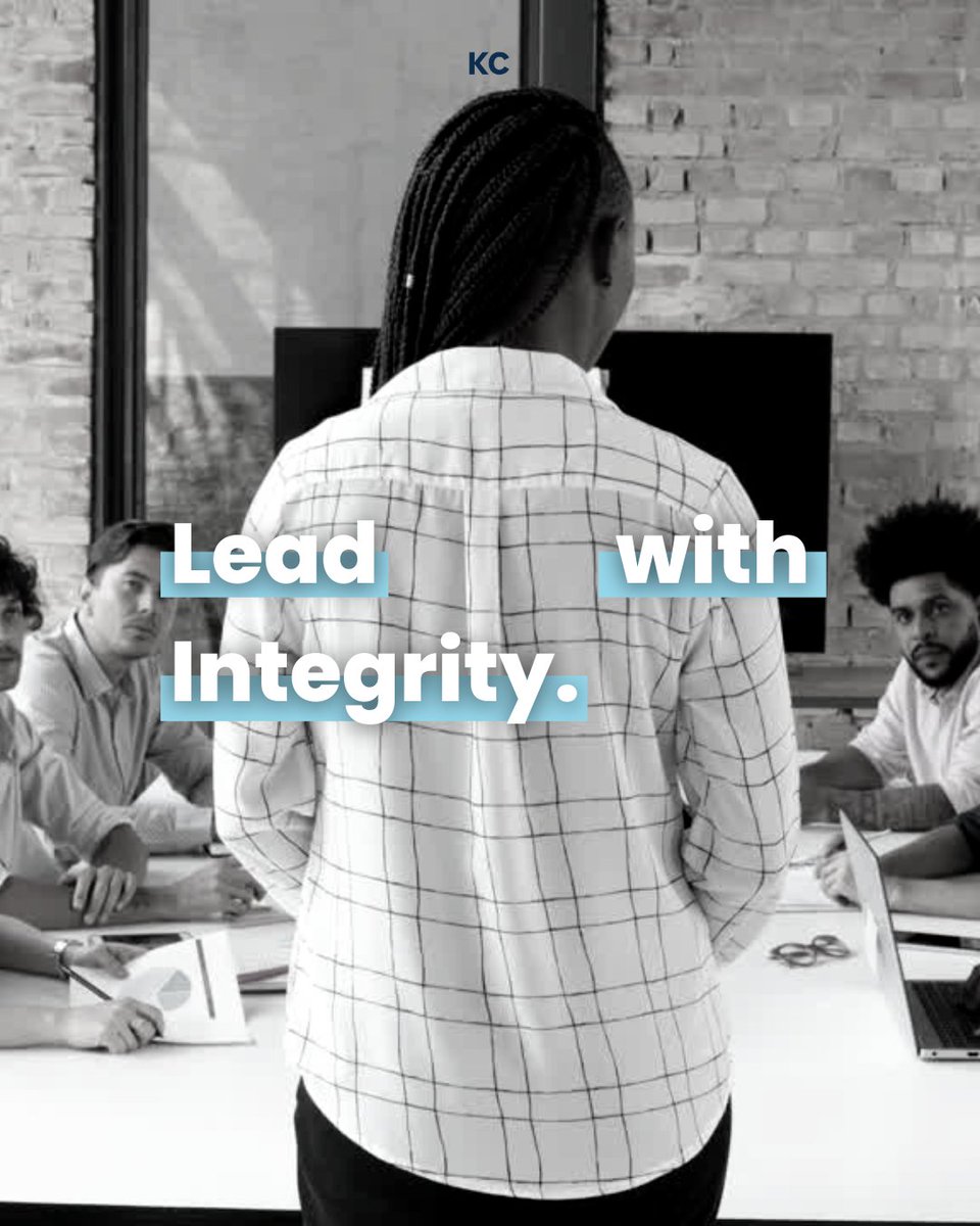 lorenkutsko's tweet photo. Leading with integrity means upholding the values that you believe in, even when no one is watching. 

It's about being transparent, honest, and accountable in your words and actions. 

When you #lead with #integrity, you inspire trust and respect from those around you. https://t.co/K9xFbGClTE