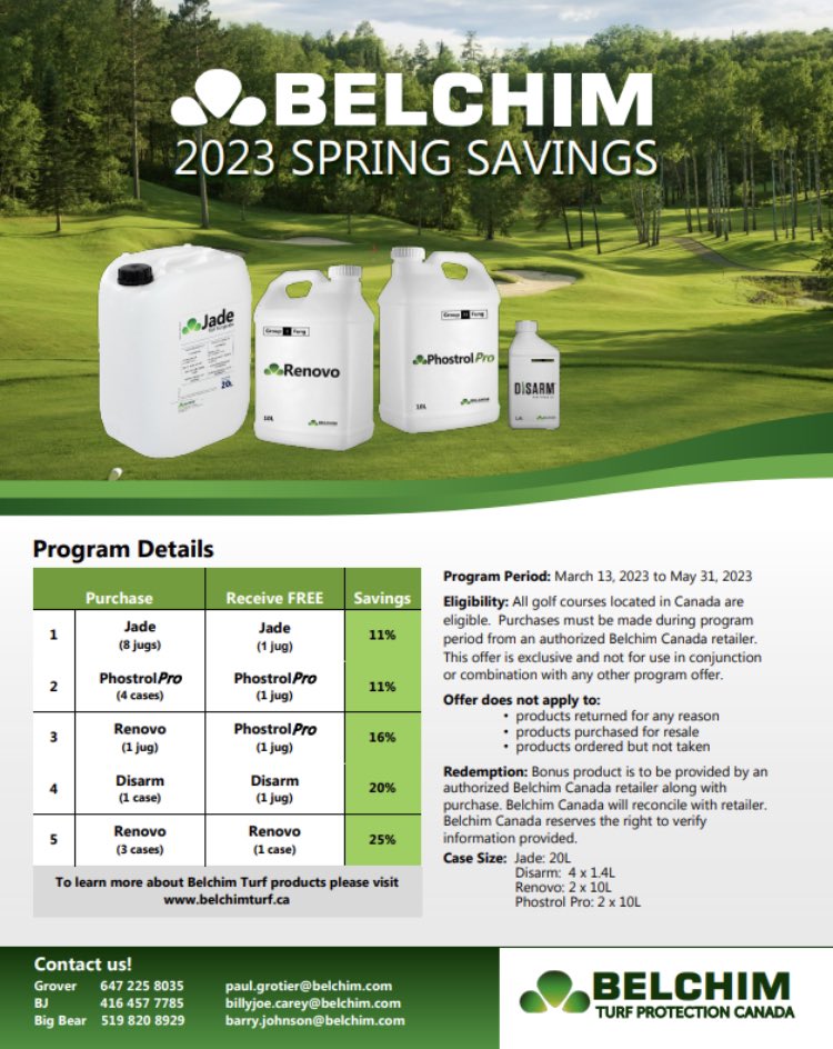 Belchim Turf Protection Canada tweet media