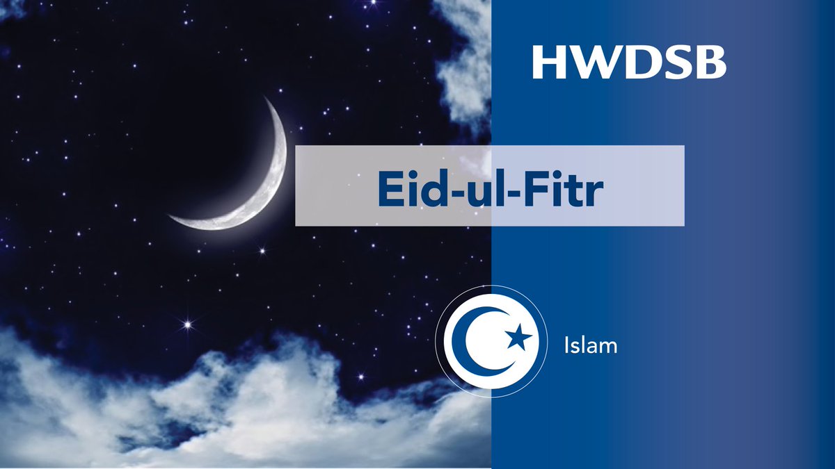 Eid Mubarak! Best wishes to the Muslim community celebrating the end of Ramadan later this evening.